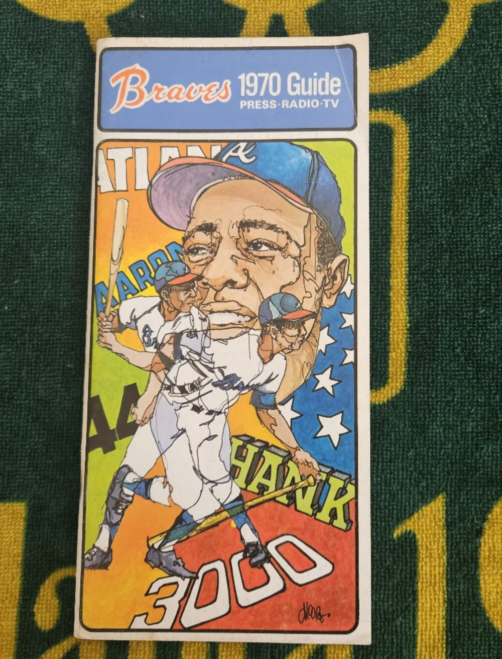 1970 Atlanta Braves Media Guide Vintage Baseball
